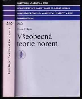 Hans Kelsen: Všeobecná teorie norem