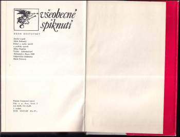 Egon Hostovský: Všeobecné spiknutí