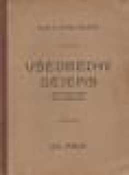 Všeobecný dějepis pro vyšší třídy škol středních