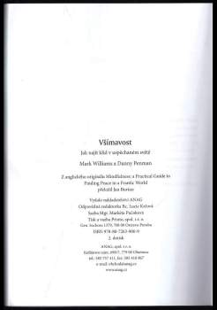 Danny Penman: Všímavost