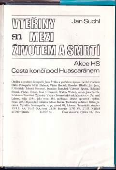 Jan Suchl: Vteřiny mezi životem a smrtí