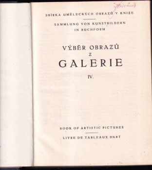 Výběr obrazů z galerie IV.
