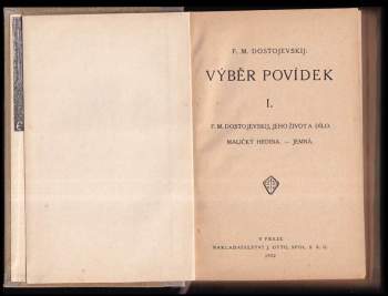 Fedor Michajlovič Dostojevskij: Výběr povídek