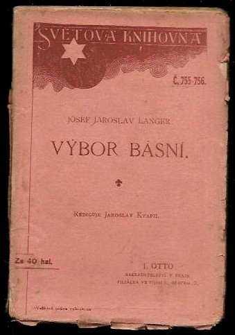 Josef Jaroslav Langer: Výbor básní
