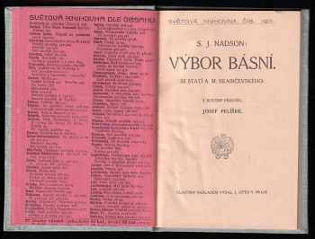 Semen Jakovlevič Nadson: Výbor básní