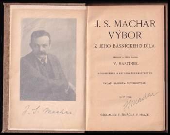 Josef Svatopluk Machar: Výbor