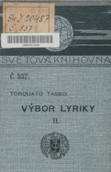 Torquato Tasso: Výbor lyriky
