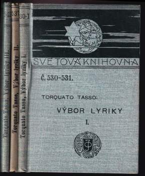 Torquato Tasso: Výbor lyriky