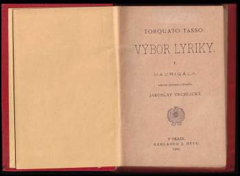 Torquato Tasso: Výbor lyriky