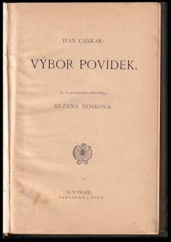 Ivan Cankar: Výbor povídek