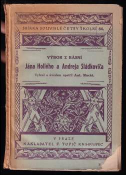 Výbor z básní Jána Hollého a Andreja Sládkoviča