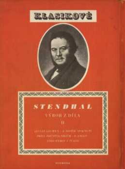 Výbor z díla : II - Stendhal (1951, Svoboda) - ID: 168162