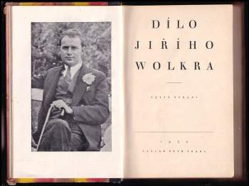 Jiří Wolker: Výbor z díla