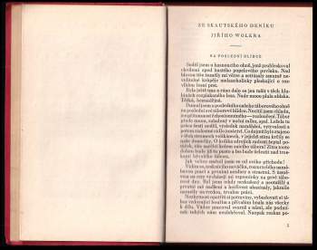 Jiří Wolker: Výbor z díla Jiřího Wolkra