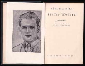 Jiří Wolker: Výbor z díla Jiřího Wolkra