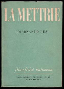 Julien Offray de La Mettrie: Výbor z díla