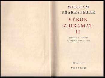 William Shakespeare: Výbor z dramat