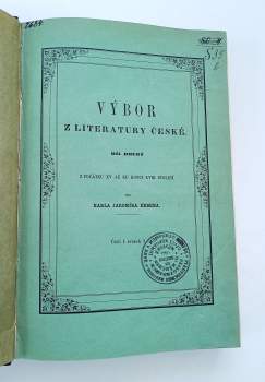 Karel Jaromír Erben: Výbor z literatury české - Díl druhý - od strany 769 do 1710