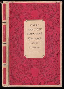 Karel Havlíček Borovský: Výbor z poezie
