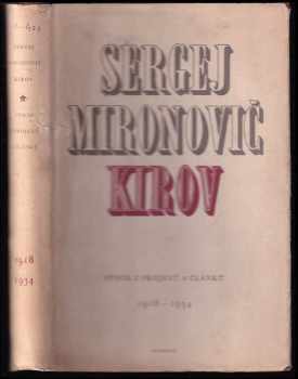 Výbor z projevů a článků, 1918-1934