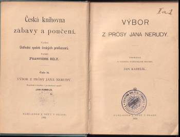 Jan Neruda: Výbor z prósy Jana Nerudy
