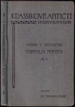 Výbor z životopisů Cornelia Nepota
