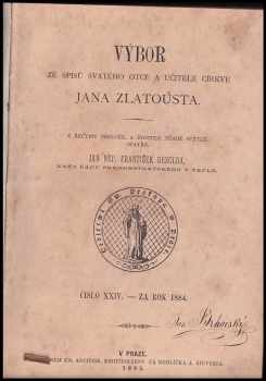Jan Nep. František Desolda: Výbor ze spisů svatého otce a učitele církve Jana Zlatoústa