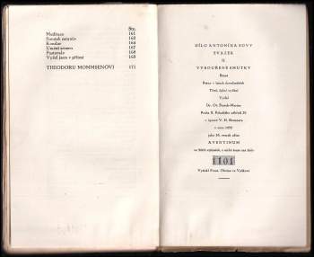 Antonín Sova: Vybouřené smutky