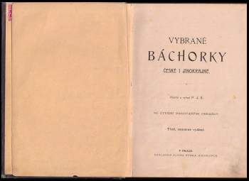 Vybrané báchorky české i jinokrajné