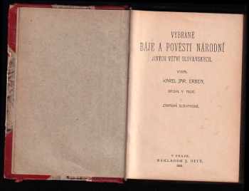 Vybrané báje a pověsti národní jiných větví slovanských
