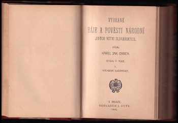 Vybrané báje a pověsti národní jiných větví slovanských
