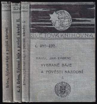 Vybrané báje a pověsti národní jiných větví slovanských : Díl 1-3