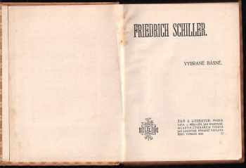 Friedrich Schiller: Vybrané básně