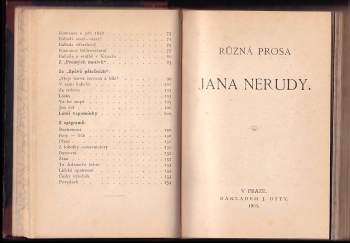 Jan Neruda: Vybrané básně Jana Nerudy