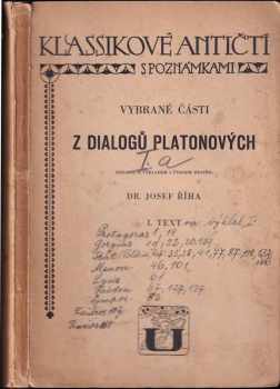 Vybrané části z dialogů Platonových