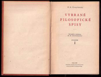 Nikolaj Gavrilovič Černyševskij: Vybrané filosofické spisy