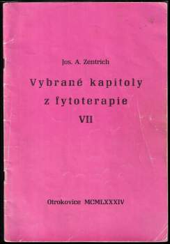 Vybrané kapitoly z fytoterapie