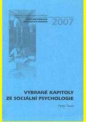 Peter Tavel: Vybrané kapitoly ze sociální psychologie