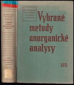 W. F Hillebrand: Vybrané metody anorganické analysy