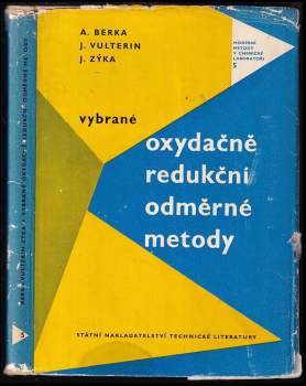 Vybrané oxydačně redukční odměrné metody