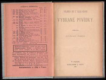 Auguste De Villiers De L'Isle-Adam: Vybrané povídky