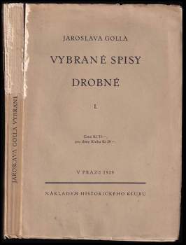 Vybrané spisy drobné I