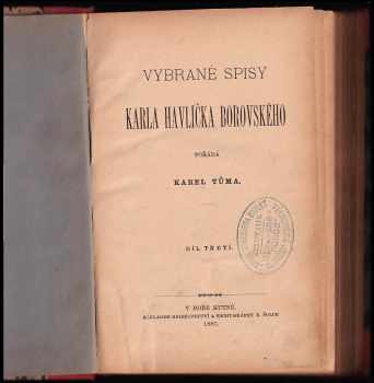 Karel Havlíček Borovský: Vybrané spisy Karla Havlíčka Borovského