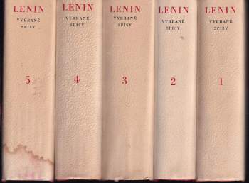 Vladimir Il'jič Lenin: Vybrané spisy v pěti svazcích