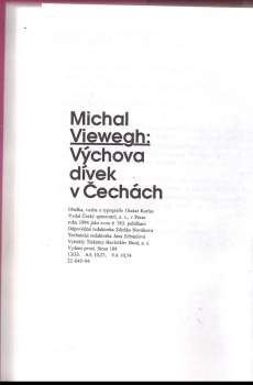 Michal Viewegh: Výchova dívek v Čechách