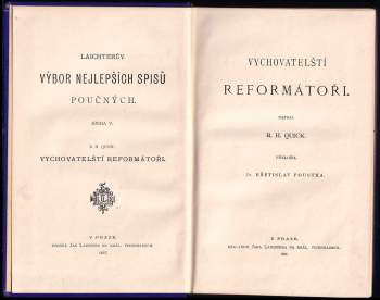 R. H Quick: Vychovatelští reformátoři