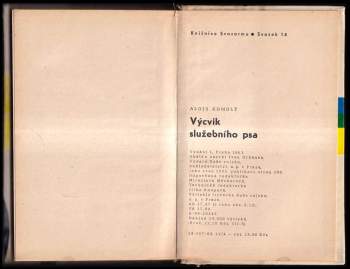 Alois Komolý: Výcvik služebního psa