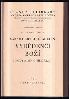 Sarah Gertrude Liebson Millin: Vyděděnci boží