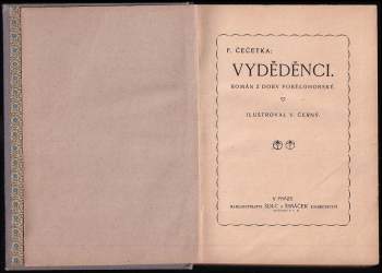 František Josef Čečetka: Vyděděnci