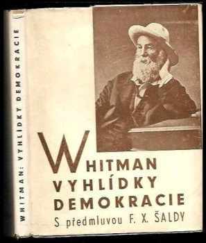 Walt Whitman: Vyhlídky demokracie